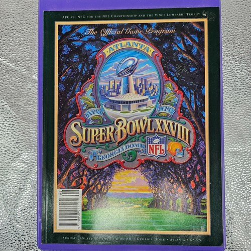 Super bowl xxviii program - bowl,