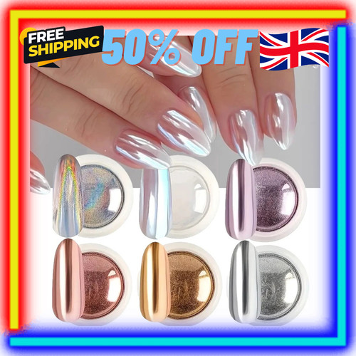 6pcs chrome mirror - chrome,