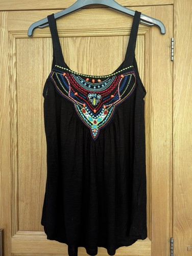 Summer top beaded redherring - top,
