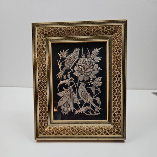 Engraved copper tin birds - copper,