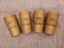 Set of four vintage Bacardi