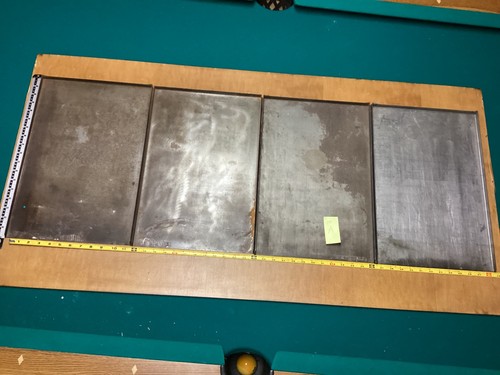 Lot letterpress galley - of,
