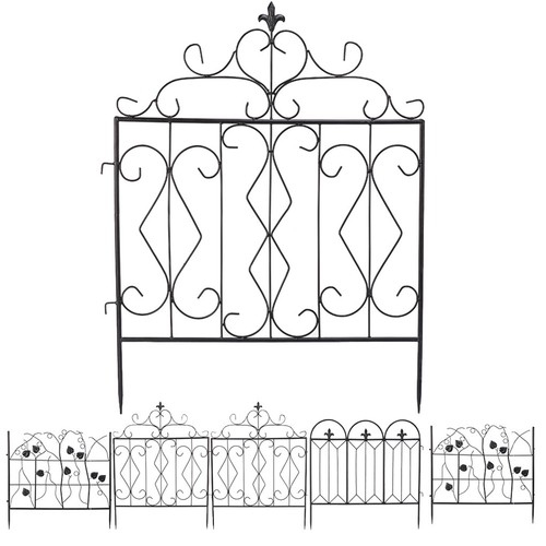 Panels metal garden fence - 5,