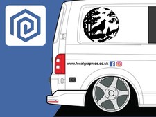 Howling Wolf Vinyl Decal For