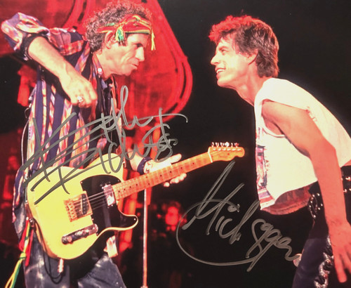 Rolling stones signed jagger - rolling,