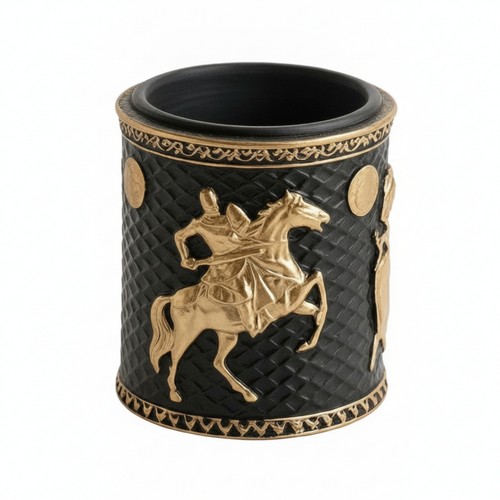 Cylindrical planter medieval - cylindrical,