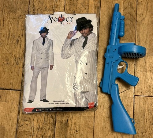 Fever gangster costume size - gangster,