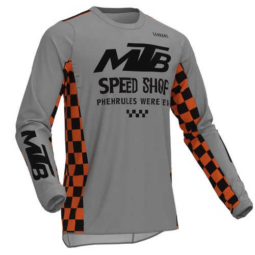 Men mtb jersey long - mtb, sleeve