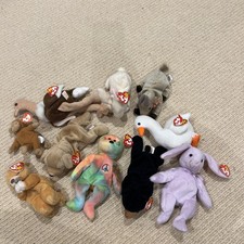 10 TY Beanie Babies with Tags