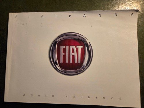 Fiat panda owners - owners, manual