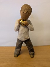 Willow Tree Resin Figurine.....Heart of Gold Boy....Unboxed VGC