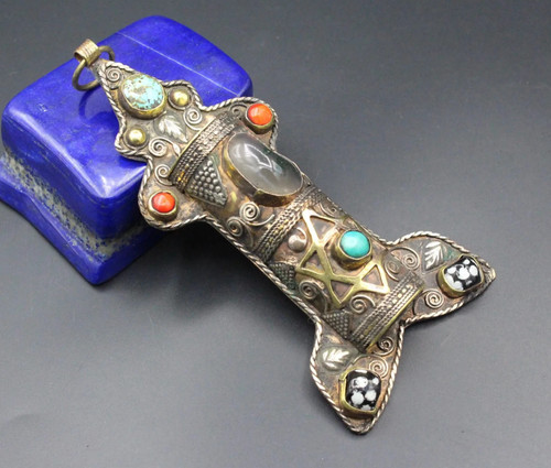 Vintage judaica mezuzah - vintage,