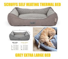 SCRUFFS GREY THERMAL  BOX BED