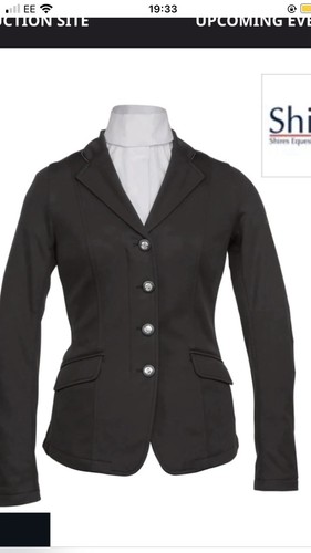 Shires black show jacket - black, size