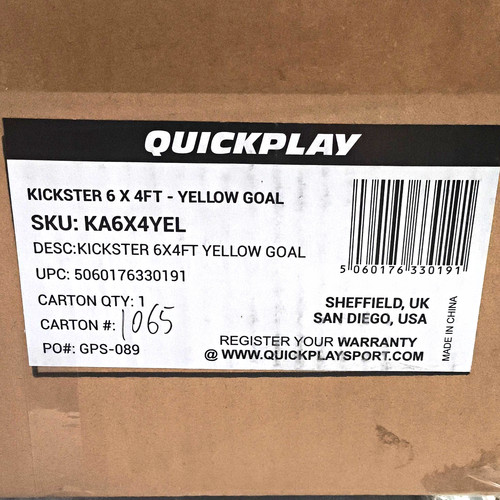 Quickplay kickster 6ft 4ft - x,