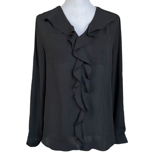 Lord taylor ruffle blouse m - &,