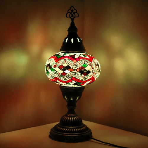 Turkish table lamp tiffany - table,