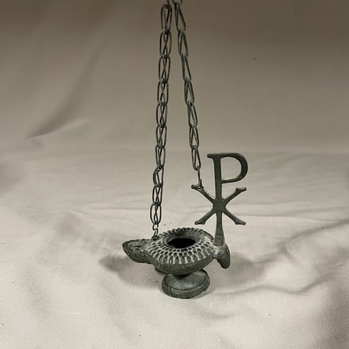 Antique bronze lamp - antique,