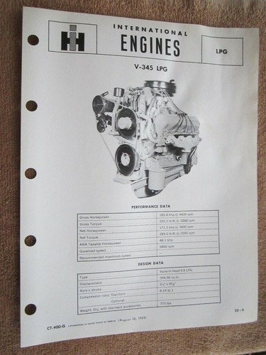 1969 international truck - international, v-345
