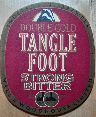 Hall woodhouse beer mat - mat,