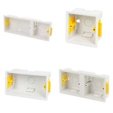 Dry Lining Plasterboard Pattress Back Boxes 1G/2G/Dual/2G+1G - 35mm/47mm