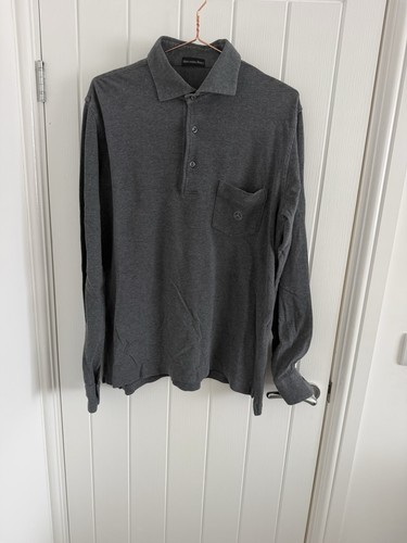 Grey long sleeve mercedes benz - grey,
