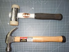 Used Thor 714-44mm Nylon Faced Hammer & New Neilsen 16OZ Claw Hammer CT0438