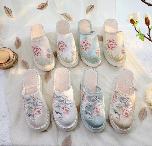Embroidered women shoes - embroidered,