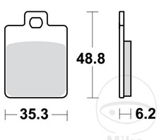 TRW brake pads Gilera Runner