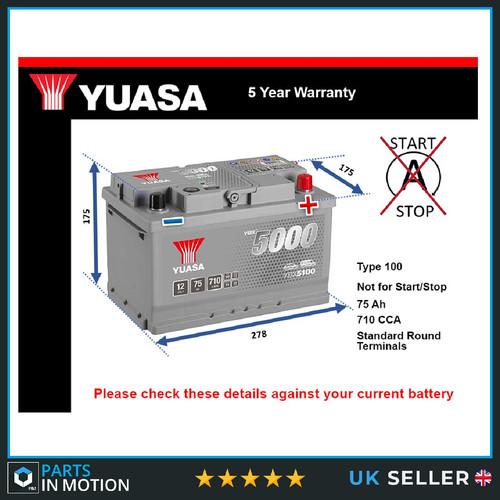 Battery fits tvr - tvr, cerbera