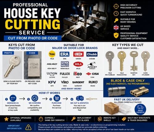 House key cutting service - key, from