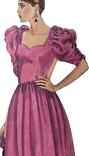 1980s Balloon Ruche Sleeve