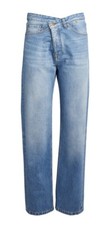 VICTORIA BECKHAM Asymmetric Jeans Size 32 Brand New Genuine RRP£340 #W14