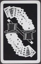 Playing Cards Single Card Old * CONJUROR TOP HAT + WAND * Conjuring Magic Tricks