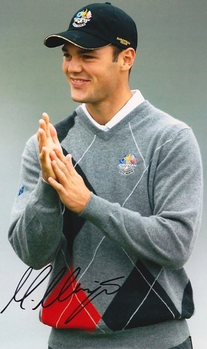 Martin kaymer signed 12x8 - martin,