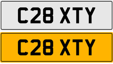 C28 XTY CAT CATH CATHY CATS CATHERINE NEAT OLD 3X3 PRIVATE NUMBER PLATE