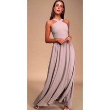 Lulus High Neck Maxi Dress