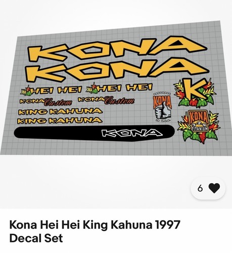 1997 kona hei king - kona,