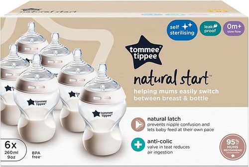 Tommee tippee baby bottles set - tommee,