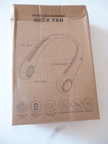 Vaneless hanging neck - neck, fan
