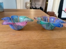 2 x vintage Flower Shaped