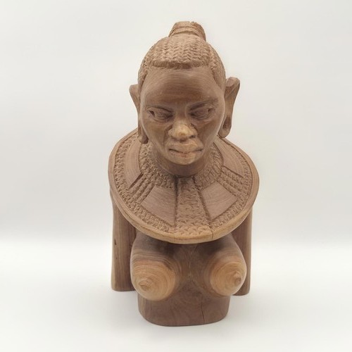 Vintage hand carved wooden - hand-carved,