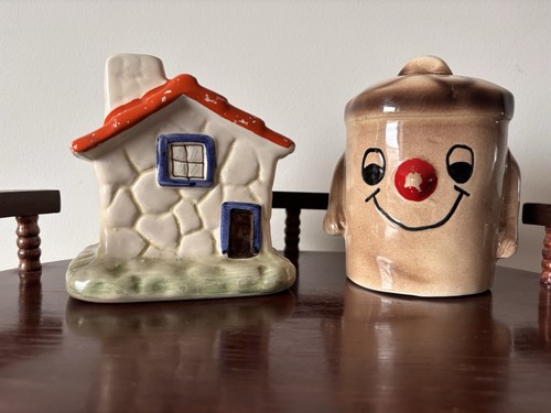 Vintage money boxes house - vintage,