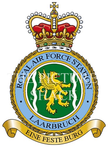Raf station badge metal - raf,