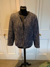 Brora linton tweed jacket size