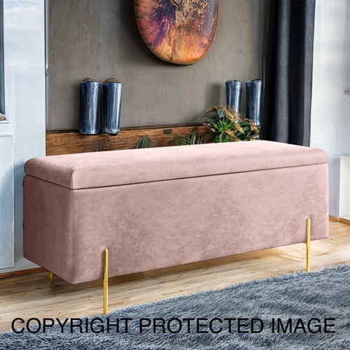 Ottoman storage box plush - ottoman,