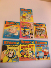 7 x cartoon old vintage beano comic library picture book 1980S