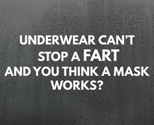 Masks Farts vinyl sticker