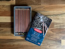 Derwent Metallic Set of 12 Pencils Brand New Sealed