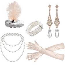 5 Pieces 1920s accessories for